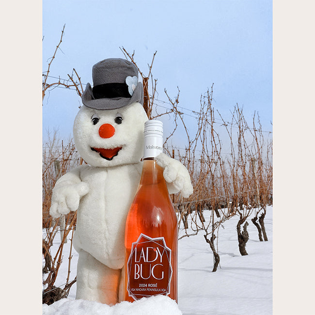 What goes with winter? Rosé!