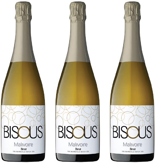 Holiday Sparkling Collection - Bisous Brut NV - 3 pack