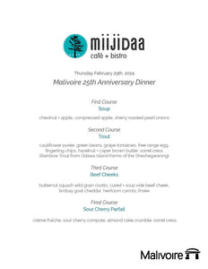 25th Anniversary Dinner - Feb. 29th - Guelph - Will you Sit with Us?